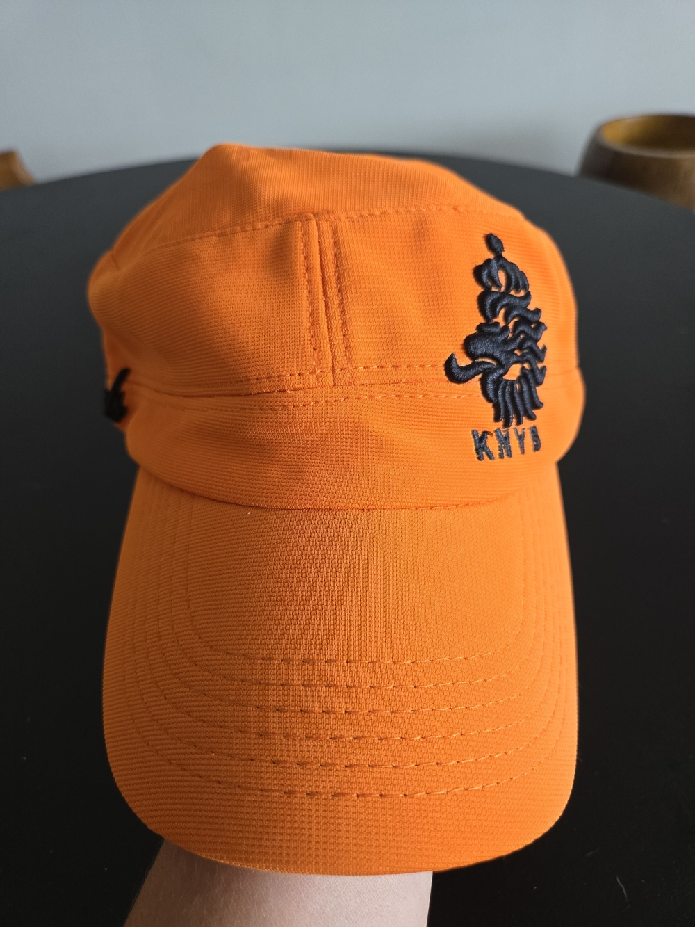 KNVB Netherlands Soccer Orange Cadet Cap Hat Flexfit